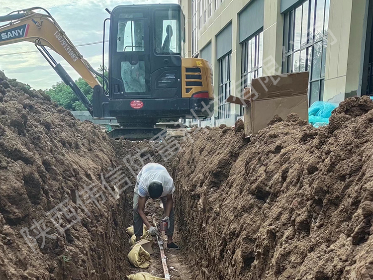 長(zhǎng)安區(qū)國(guó)智電子機(jī)房1歐姆防雷接地施工二